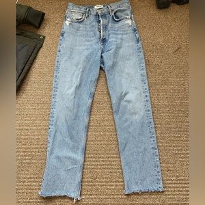 Agolde 90s pinch waist Jeans Light wash